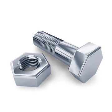 5/8*65 ASME B18.2.1 blue white zinc carbon steel Full thread Stainless steel A2 A4 304 316 hex head bolt GB5783 DIN933